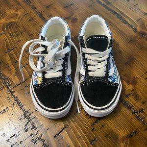 Floral Old Skool Vans-Toddler